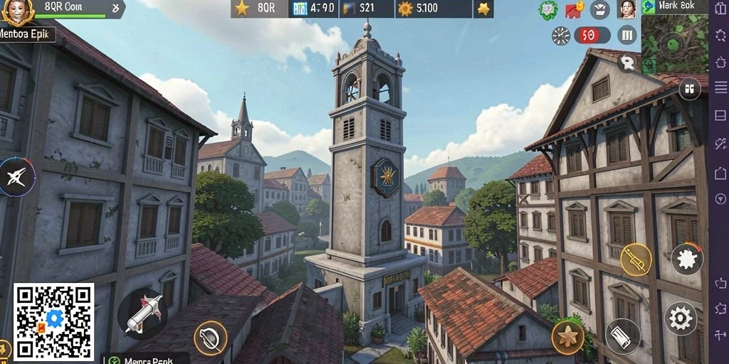 Gameplay menara pertahanan yang mendebarkan dan penuh strategi.