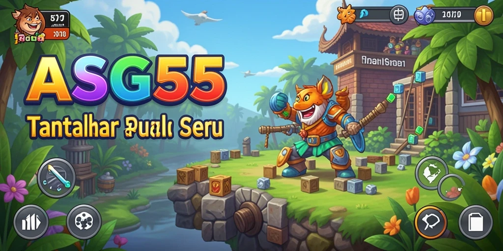 Tangkapan layar menampilkan gameplay seru ASG55 dengan teka-teki menantang.