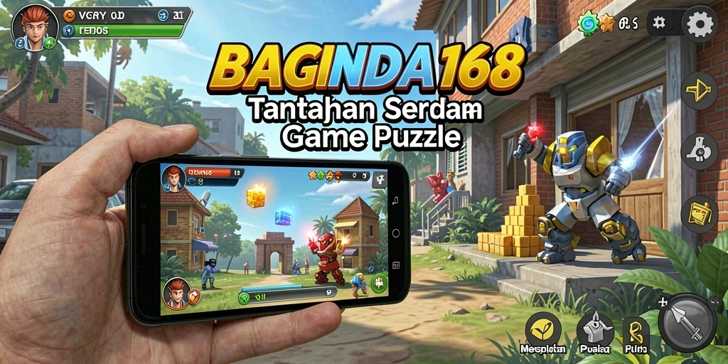 Screenshot BAGINDA168 menampilkan gameplay Puzzle yang menantang.