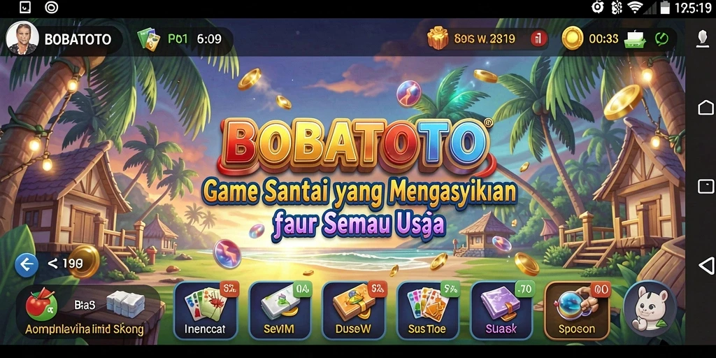 Tampilan menarik dari gameplay BOBATOTO yang menghibur.