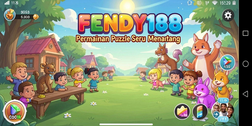 Tampilan gameplay FENDY188 dengan tantangan puzzle yang menarik.