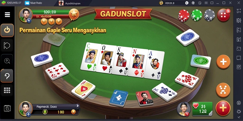 Tampilan gameplay GADUNSLOT yang seru dan menarik.