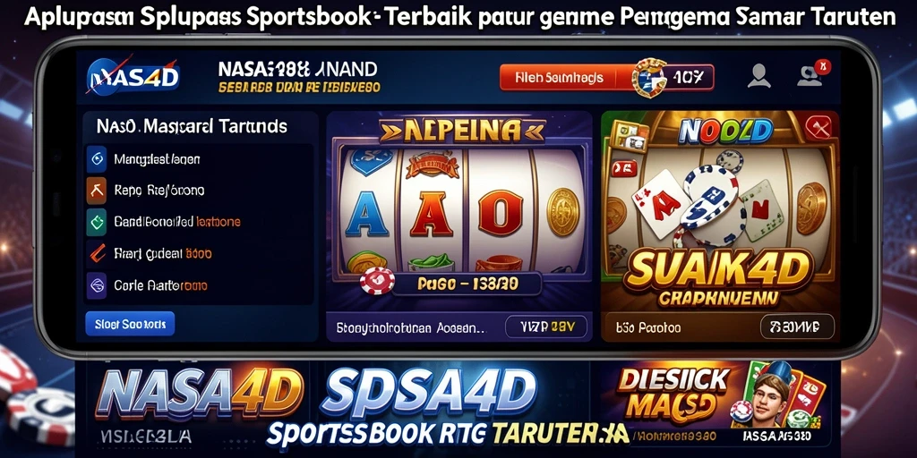 Tampilan bermain aplikasi Sportsbook NASA4D yang menarik dan interaktif.