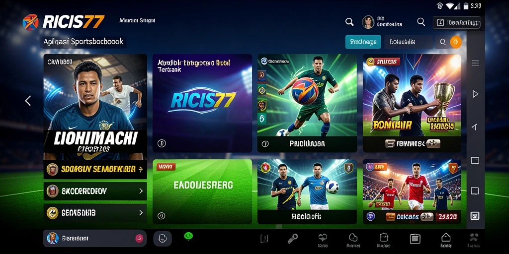 Tampilan menarik dari gameplay taruhan di RICIS77.