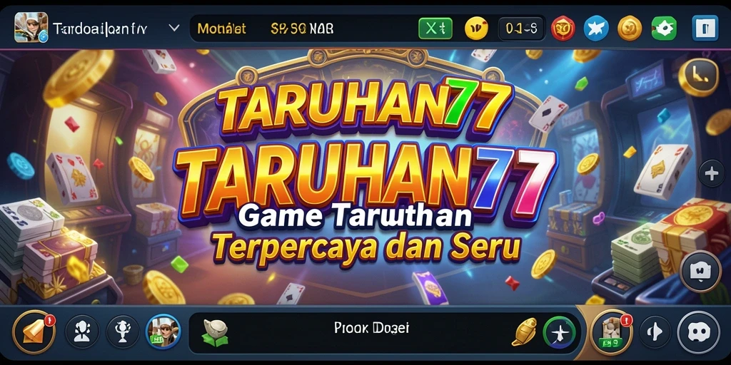 Tampilan gameplay seru dan menegangkan dalam TARUHAN77.
