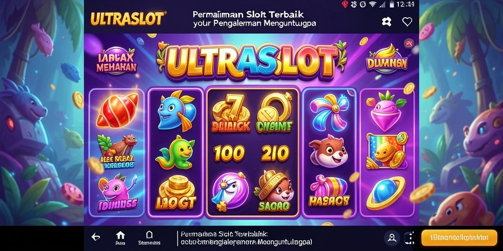 Tampilan menarik dalam gameplay ULTRASLOT yang menggugah selera.